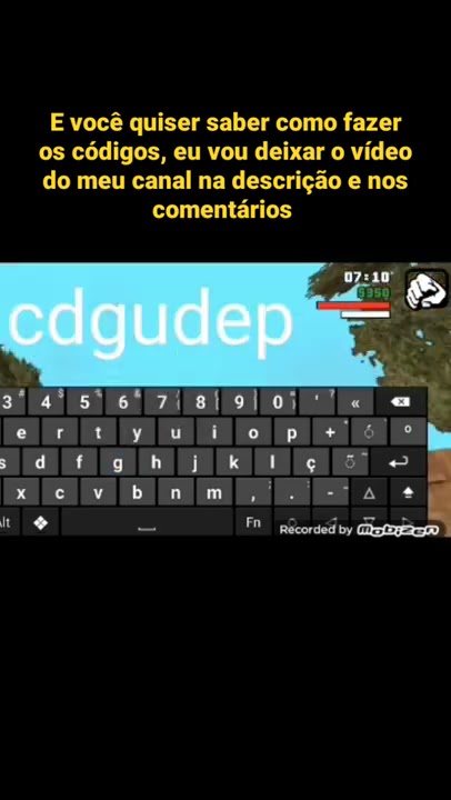 TODOS CODIGOS DO GTA SAN ANDREAS ANDROD 2023 